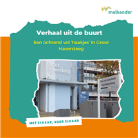 Afbeelding: Verhaal uit de buurt; haakjes groot haversteeg