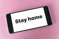 Afbeelding: stay home