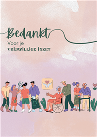 Afbeelding: A6 bedankkaart