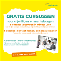 Afbeelding: Gratis cursussen oktober 2023 Malkander