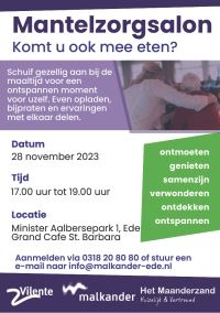 Afbeelding: Mantelzorgsalon 28 november