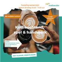 Afbeelding: social koffie drinken broek akker 7 maart 2025