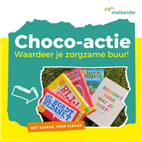 Afbeelding: choco actie april 2025