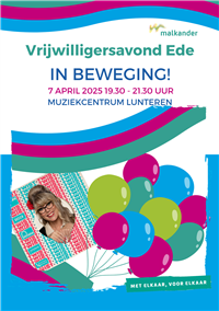 Afbeelding: Voorzijde vrijwilligersfeest